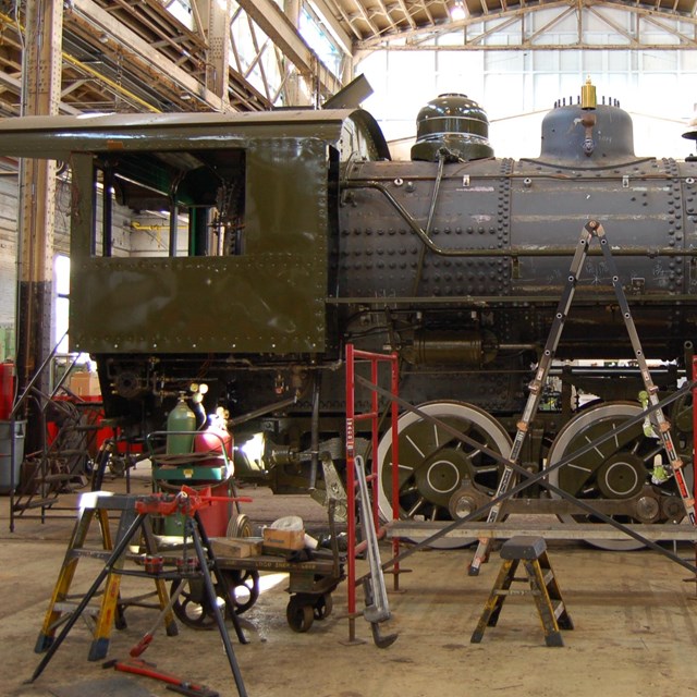 Baldwin locomotive no. 26 restoration