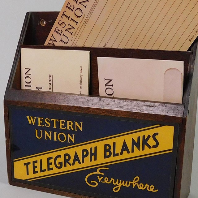 Western Union Display Rack