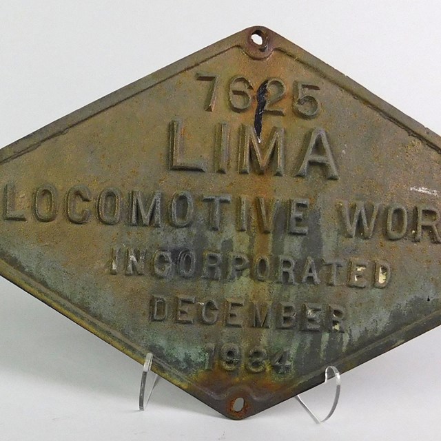 Locomotive Builder's Plate