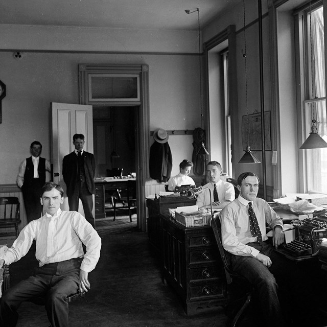 D.L.&W. administrative office workers