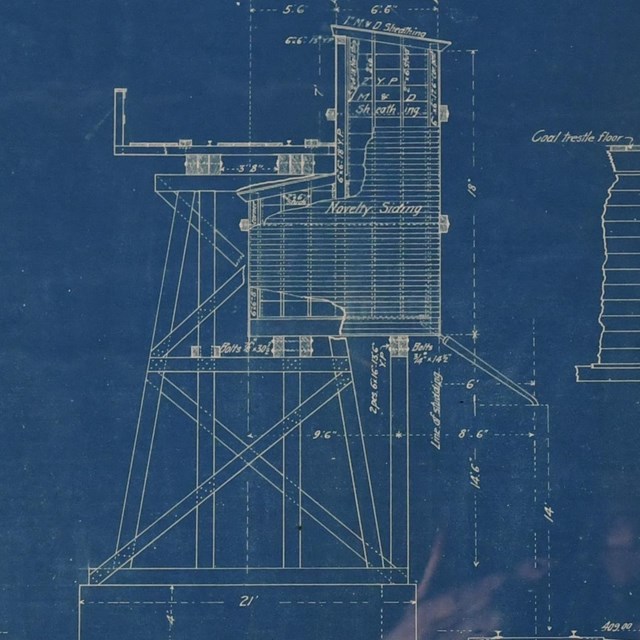 Elevation On Coal Chute and Sand Chute Track
