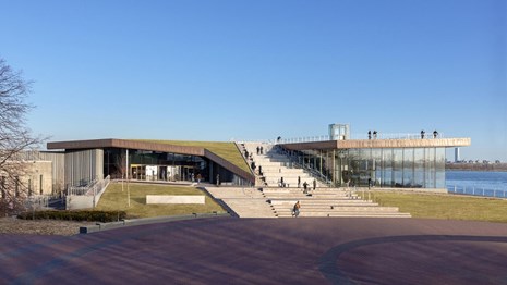 Image of the Statue of Liberty Museum front 