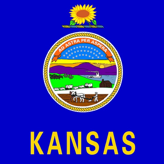 State flag of Kansas, CC0