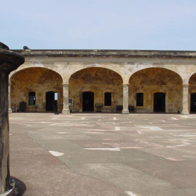 Plaza at San Juan National Historical Park. NPS photo