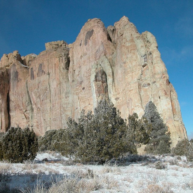 The rocks at El Morro. NPS Photo