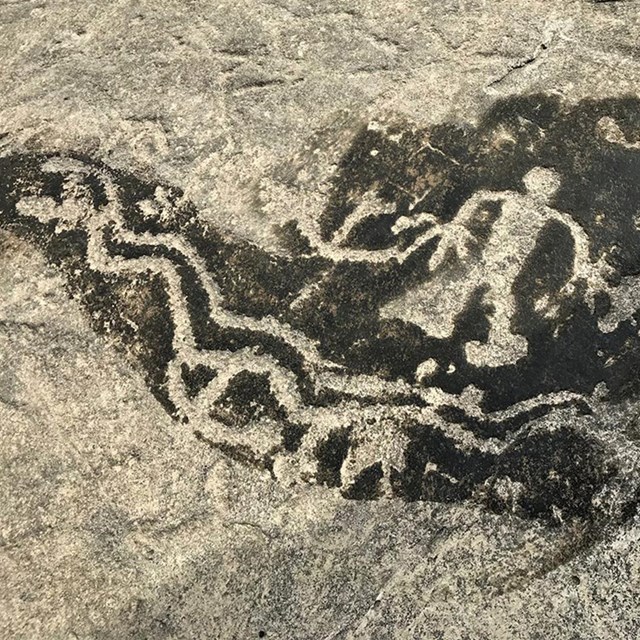 A petroglyph from along the Susquehanna River