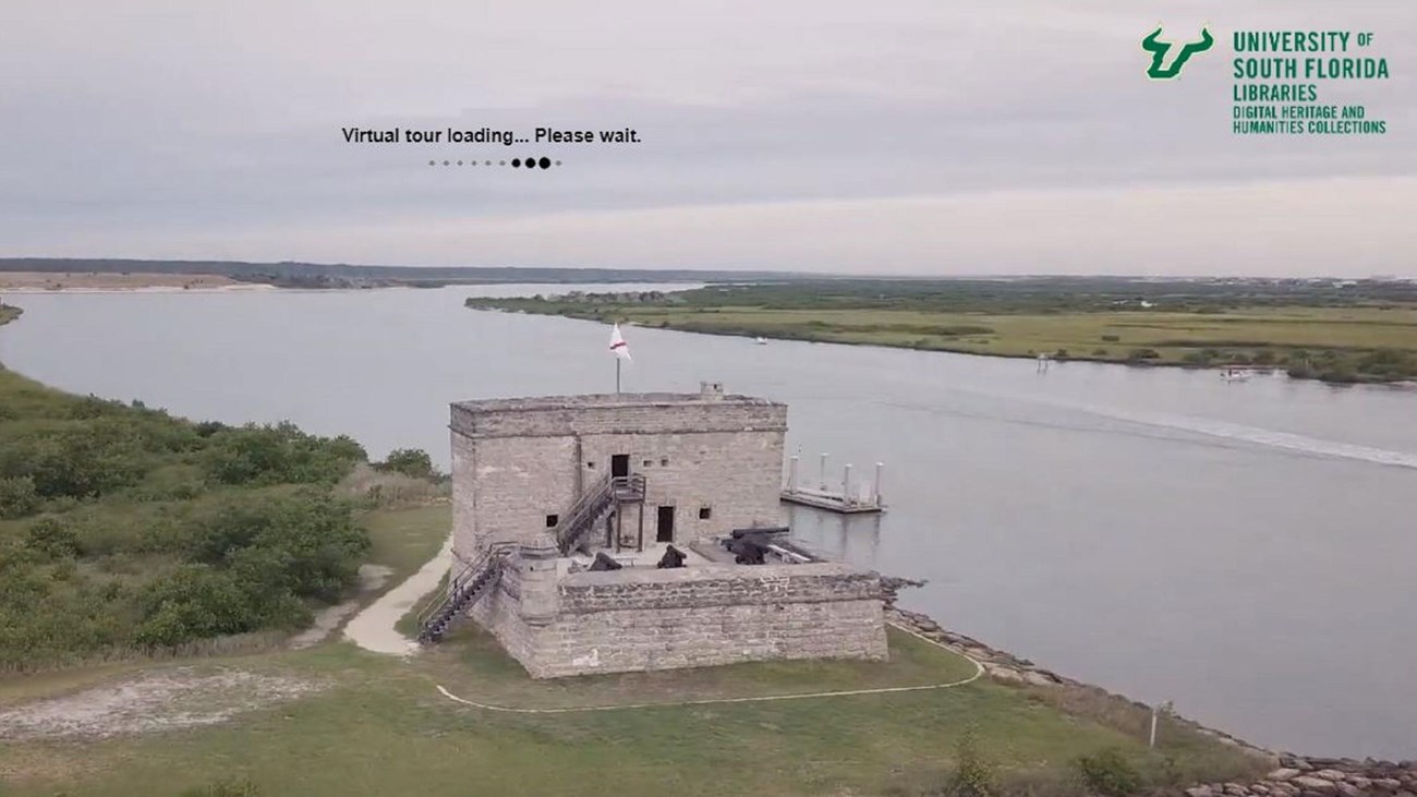 Fort Matanzas aerial view