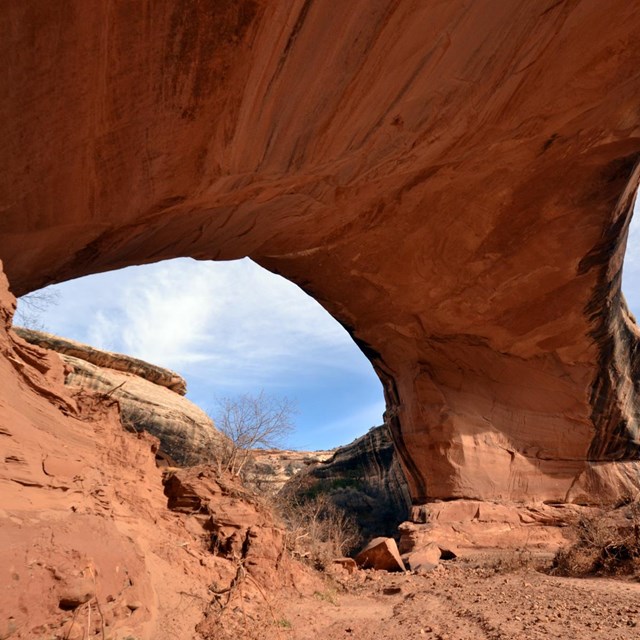 Kachina Bridge from below