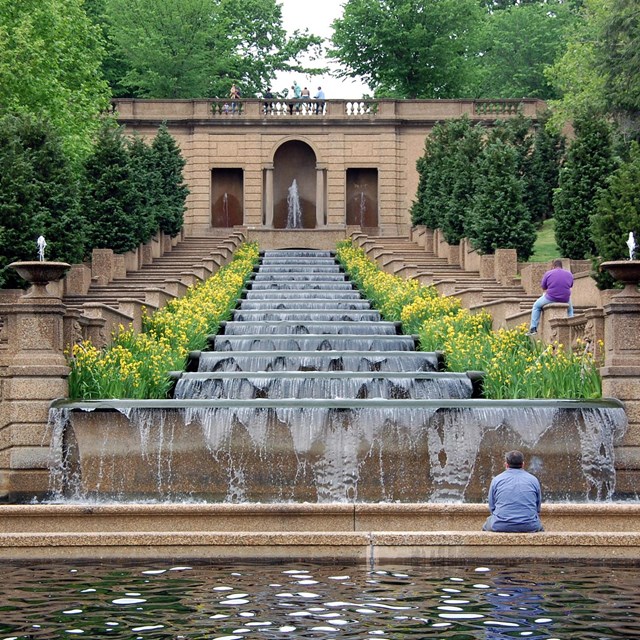 Fountain at Meridian Hill Park.