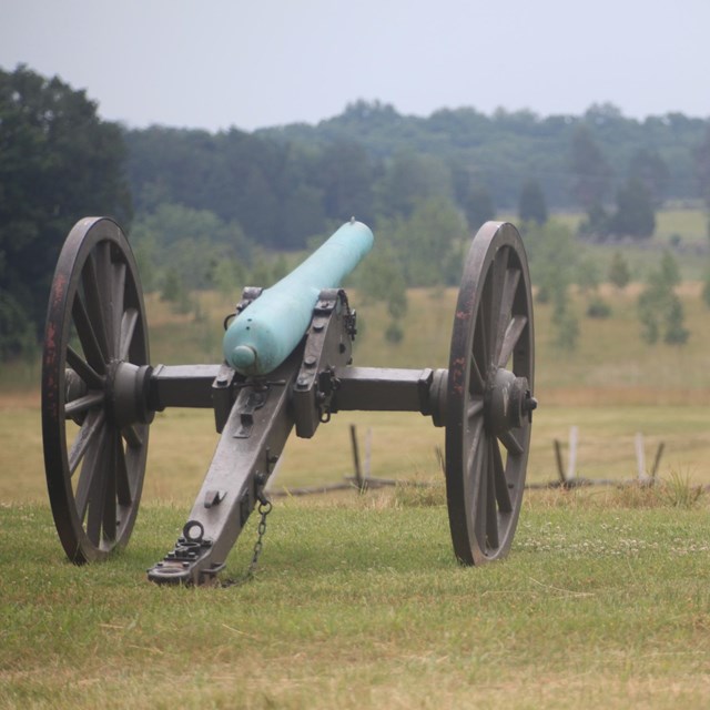 A cannon at Manassas National Battlefield Park