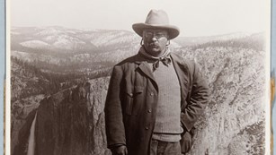 Image of TR standing in Yosemite National Park. 