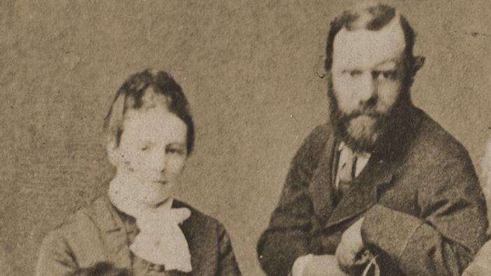 Martha Bulloch and Theodore Roosevelt Sr.