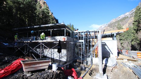 New visitor center under construction