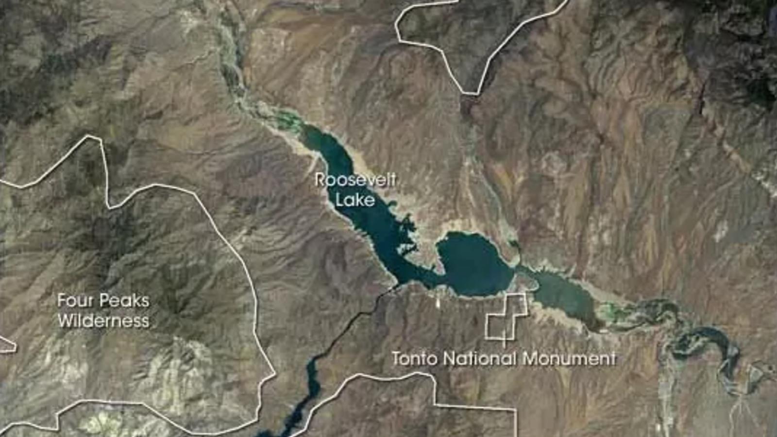 Map of the Tonto Basin