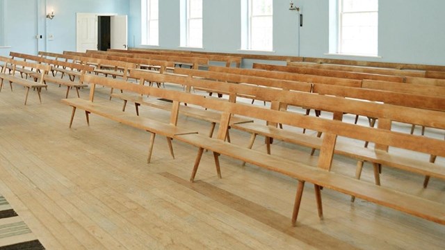 interior of the homestead church