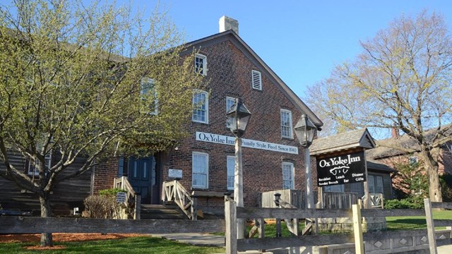 exterior of the Ox Yoke Inn