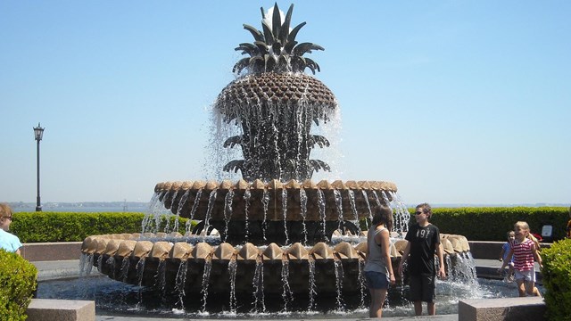 Photo of Pineapple Fountain. 