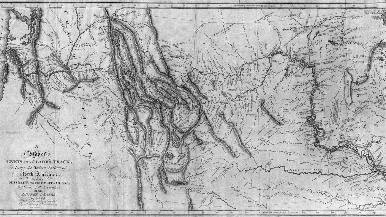 map produced by william clark