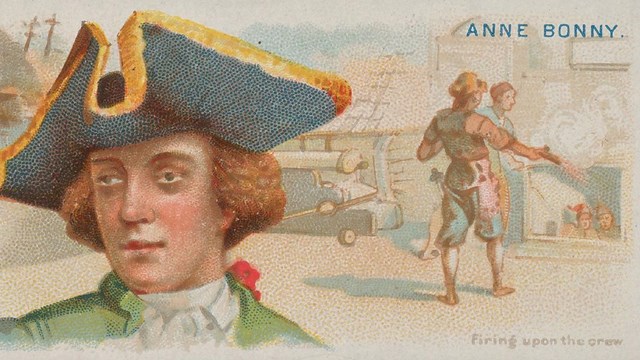 Detail, Anne Bonny from the Pirates of the Spanish Main series (N19) Metropolitan Museum of Art 