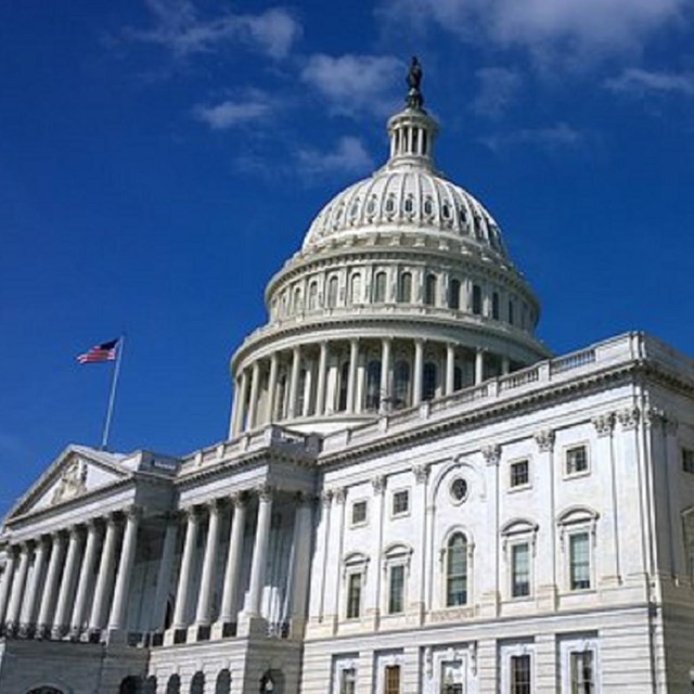 Image of the Capitol Building dome. CC0 