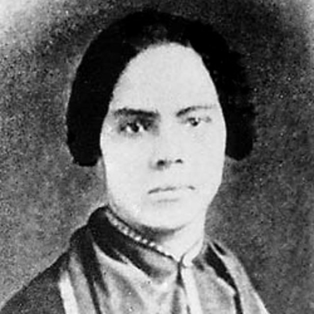 Close up of woman. 