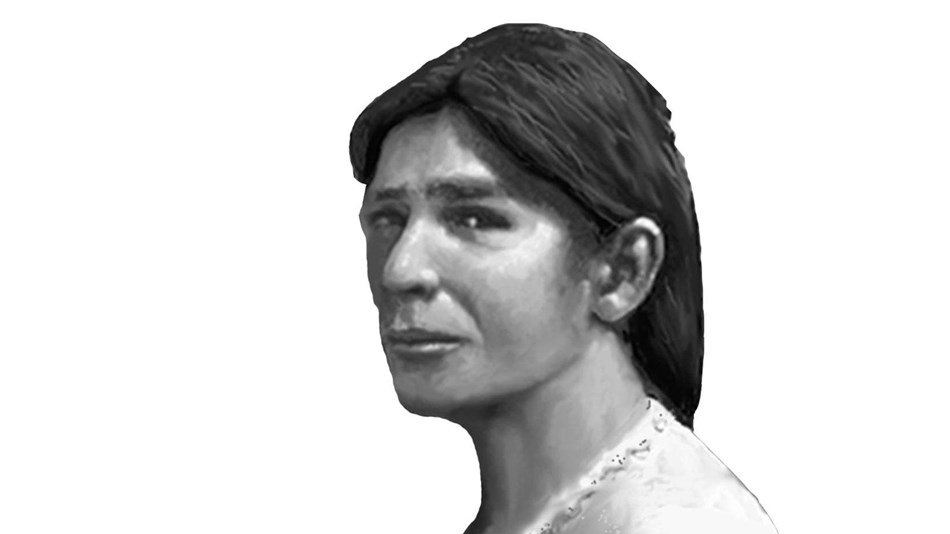portrait of native woman