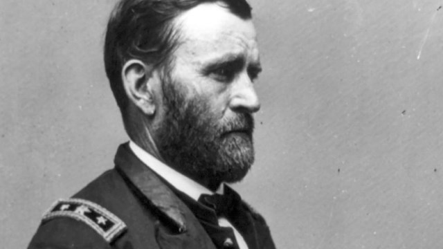 President Ulysses S. Grant, half-length portrait, seated, facing right