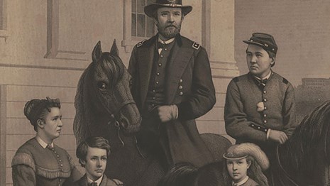 (General Grant & his family)