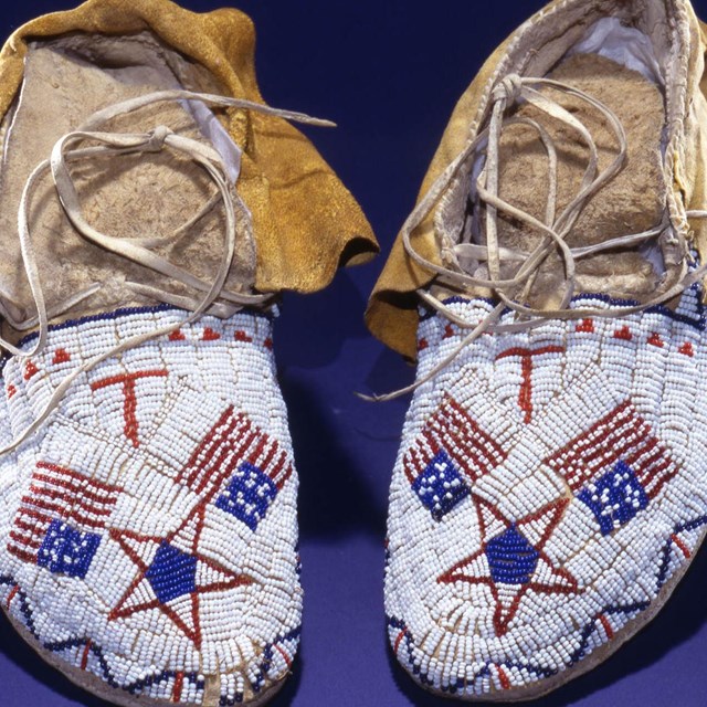 American Flag Moccasins