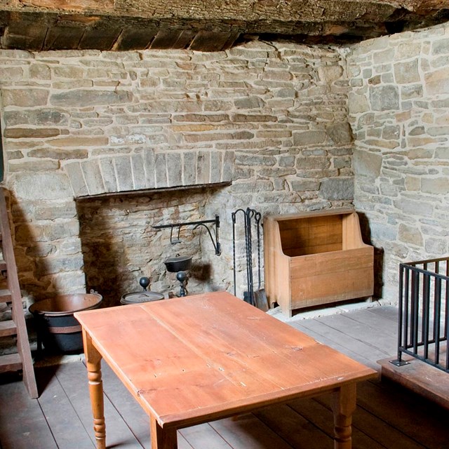 (Winter kitchen, interior)