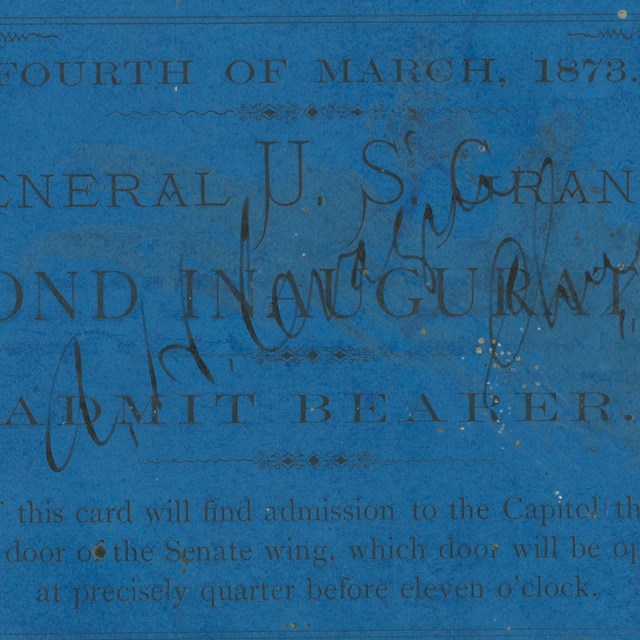 Admittance Card, 