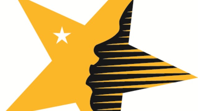 NTF Logo with yellow star and face looking North