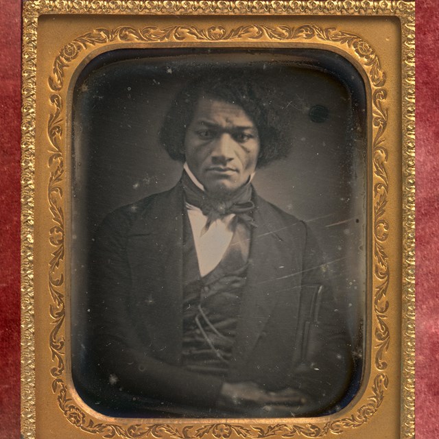 A Daguerreotype of Frederick Douglass taken circa 1847.