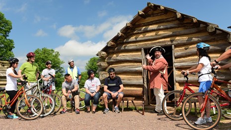 Photo of Ranger at the Muhlenberg Huts