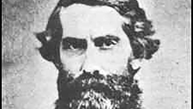 A black and white image of William Walker in Confederate generals uniform.