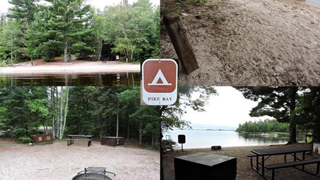 An inside look at a Voyageurs National Park campsite