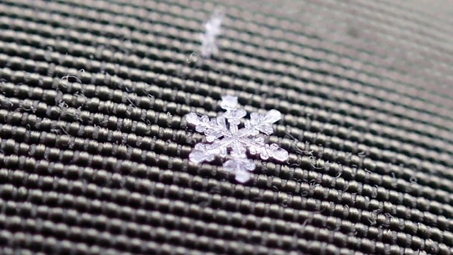 Image of single snowflake 