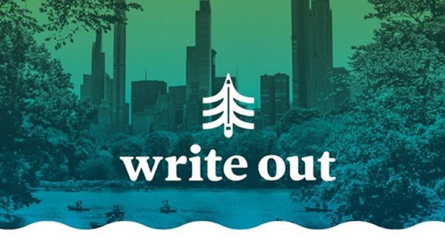 A light blue banner that reads Write Out.