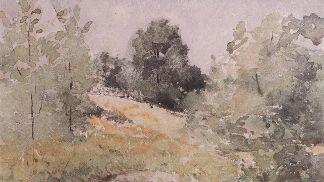 A landscape painting