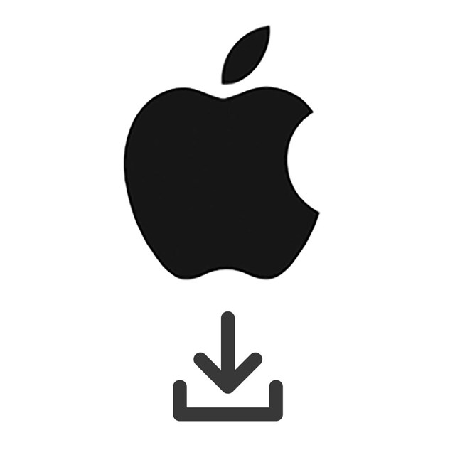 iOS download logo