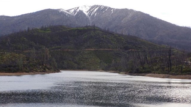 Lake and mountain