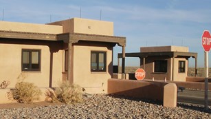 Park entrance station.