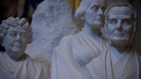 Sculpture of Susan B. Anthony, Elizabeth Cady Stanton, and Lucretia Mott, USCapitol, CC0