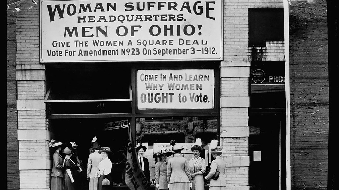 Ohio Woman Suffrage Headquarters. Coll. Library of Congress
