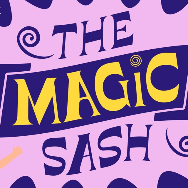 Banner logo for The Magic Sash Podcast