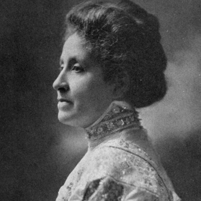 Black and white photo of Mary Church Terrell