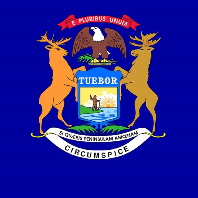 State flag of Michigan, CC0