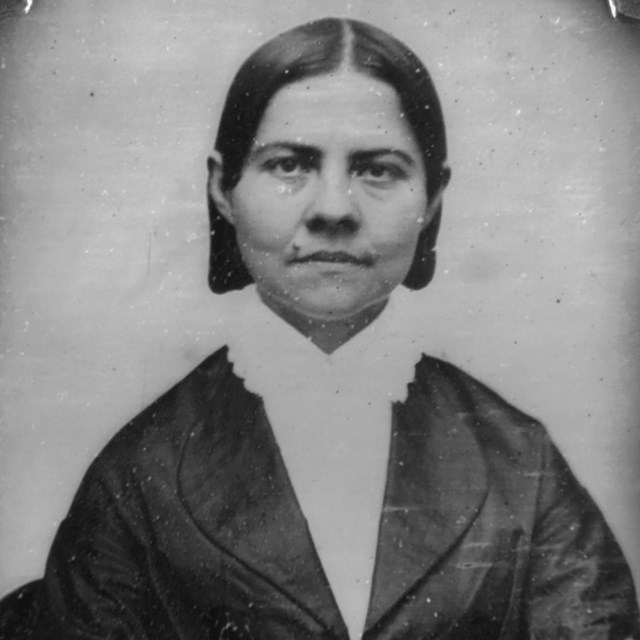 portrait of Lucy Stone from the Library of Congress