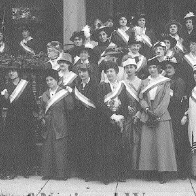 Group photo of New Mexico Suffragist LOC