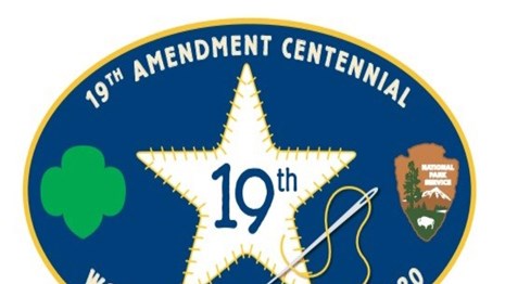 NPS 19th Amendment Centennial commemorative patch.